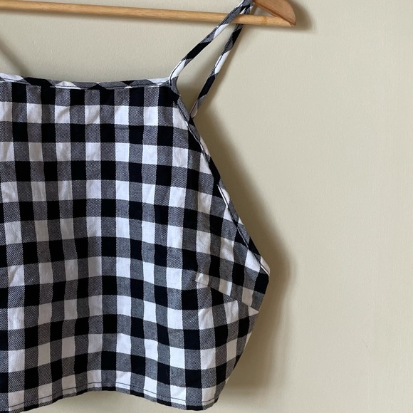 Native Youth, GINGHAM CROP TOP, Medium - Picture 1 of 11